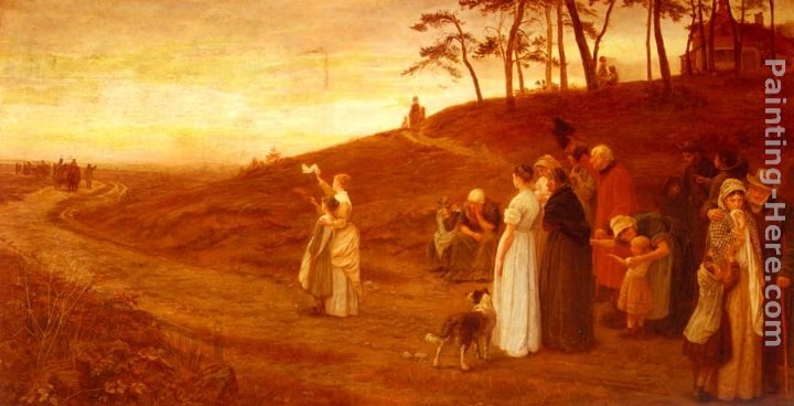 The Emigrants' Departure painting - Frederick Morgan The Emigrants' Departure art painting
